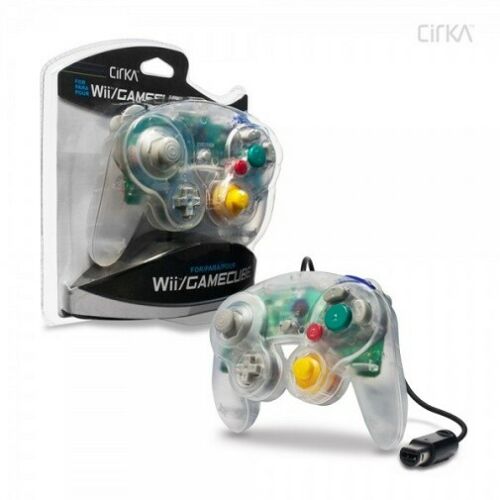 Gamecube - Wii/Gamecube Cirka Controller (Clear)